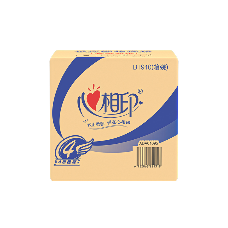 心相印 140克27粒装四层卷筒卫生纸(四层)BT910(箱装)高清大图