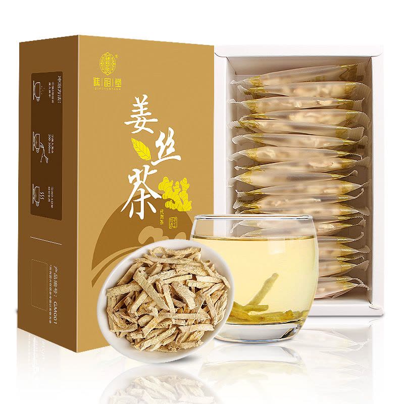 谯韵堂 姜丝茶100g盒图片