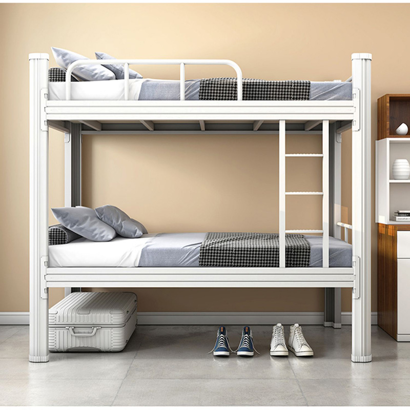 帝德龙员工学生双层床宿舍公寓床上下铺高低铁床C12高清大图