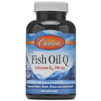 [保护心脏]Carlson 康一生 辅酶Q10鱼油胶囊 60粒/瓶 美国进口
