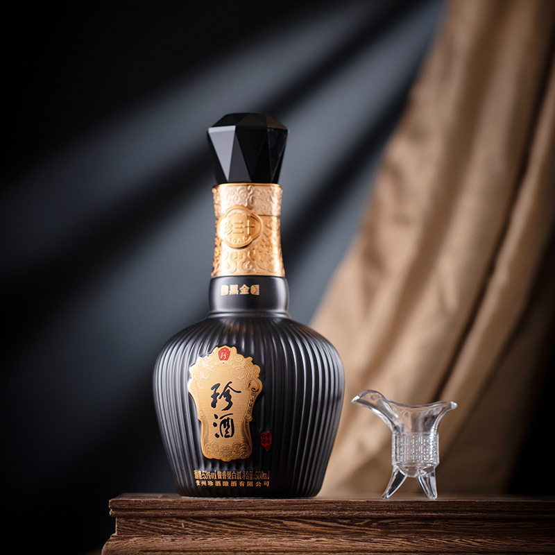 [酒厂自营]珍酒官方旗舰店酒中珍品珍藏酱香纯粮食酒珍三十珍30黑金