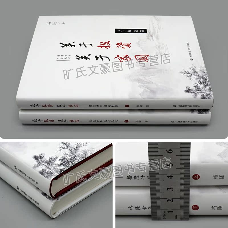 [正版]关于投资 关于家国 格隆廿年投研札记 2册 格隆 经济理论书 法规 经管 励志书 上海财经大学出版社 金融投高清大图