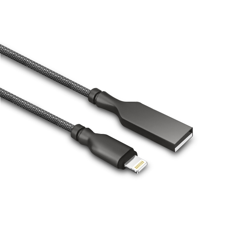 纽曼(Newmine)苹果数据线 电源线 2A快充苹果充电线 黑 适用iPhoneX/6s/7plus/8/ipad等