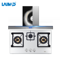 德国莱梅德(LAIMD)CXW-9012+B07 烟灶具套装 欧式按键式17立方抽油烟机 煤气灶天然气液化气台嵌两用灶具