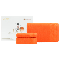 洁丽雅(grace)新疆精梳棉 毛浴方三件套