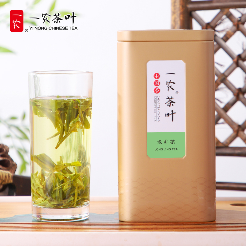 一农茶叶礼盒一级雨前龙井茶300g礼盒装 鲜嫩采摘 中国红送礼佳选