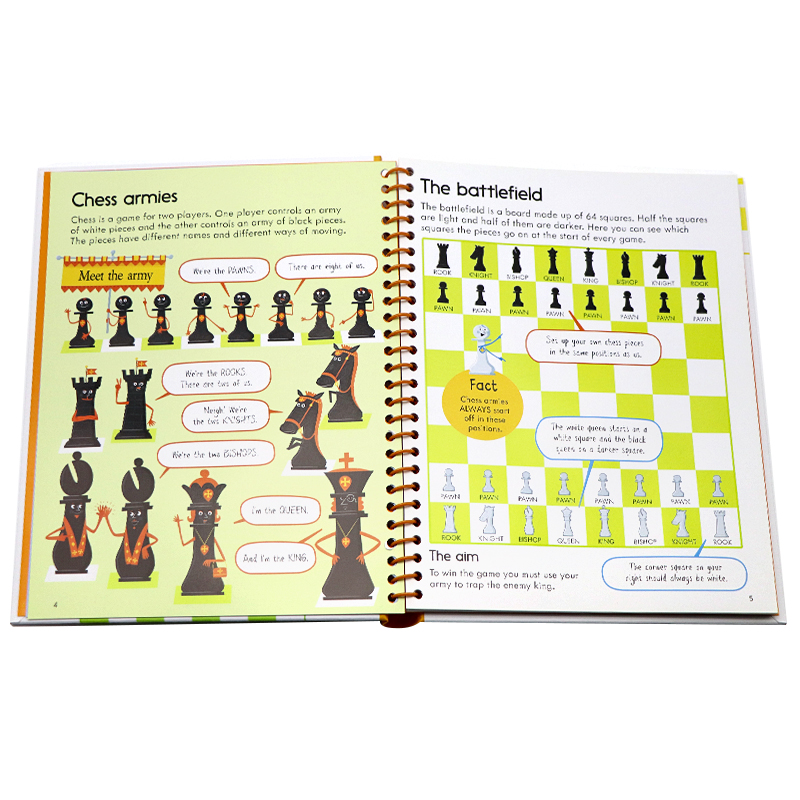 [正版]Usborne 我的第yi本国际象棋书 英文原版 Usborne My First Chess Book 尤斯高清大图