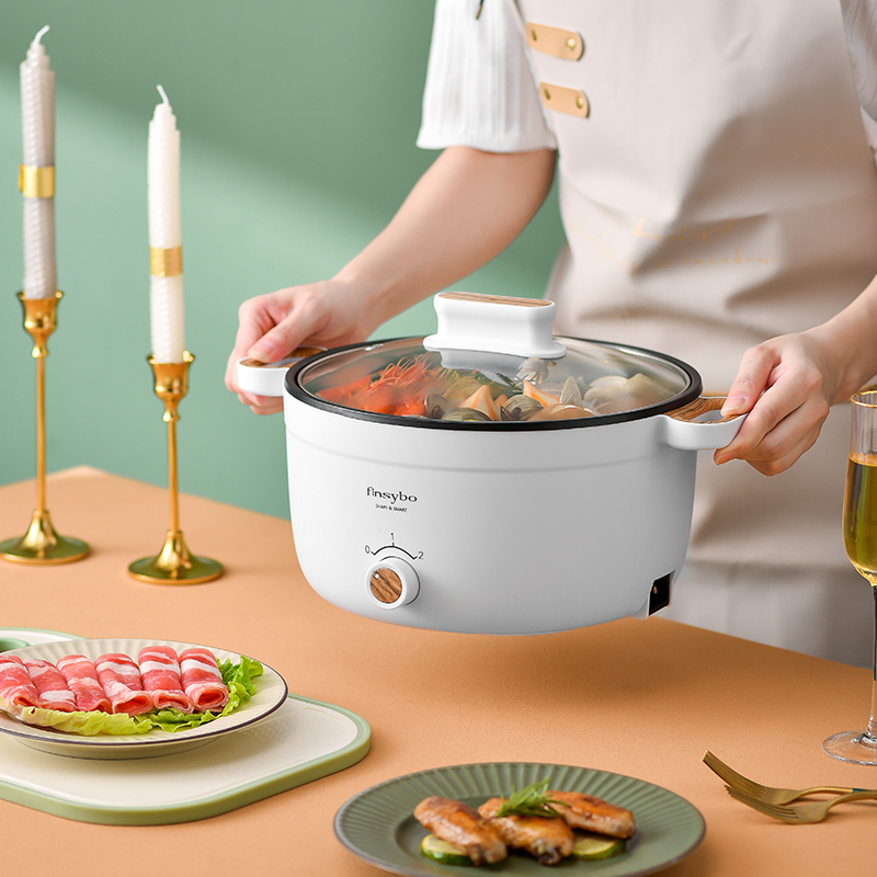 finsybo杜欧多功能大容量电火锅F-EHP4A高清大图