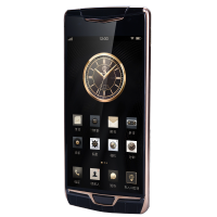克里特(KRETA)ONE 高端轻奢商务特色手机 全网通4G 双卡双摄 AI智能助理 6+128G 小牛皮 午夜蓝