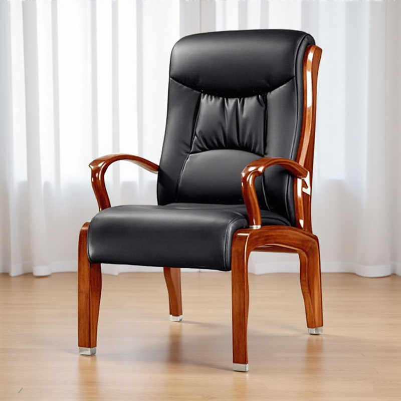 合祥源 实木会议椅西皮椅 670*770*1155mm QX-BGY50 单位:张高清大图