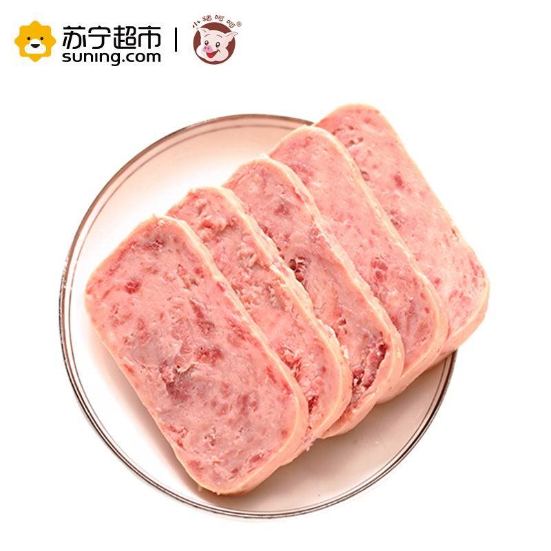 小猪呵呵 火腿午餐肉罐头198g