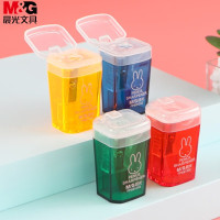 晨光(M&G)FPS91202削笔器 10个装 颜色随机 垃圾桶造型卷笔刀 手动卷笔器 削笔机卷笔刀 转笔刀