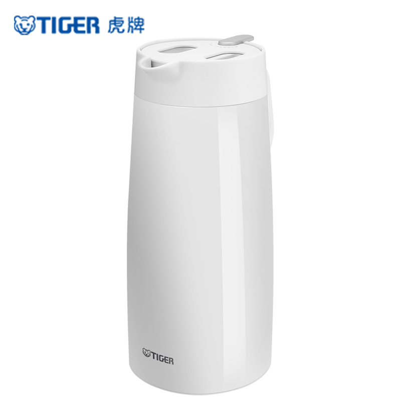 虎牌(tiger)PWO-A20C不锈钢大容量保温壶家用简约纯色便携热水壶2L