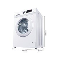 海尔(Haier)滚筒洗衣机 EG7012B29W 7公斤小型变频滚筒节能洗脱一体 稳定