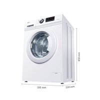 海尔(Haier)滚筒洗衣机 EG7012B29W 7公斤小型变频滚筒节能洗脱一体 稳定