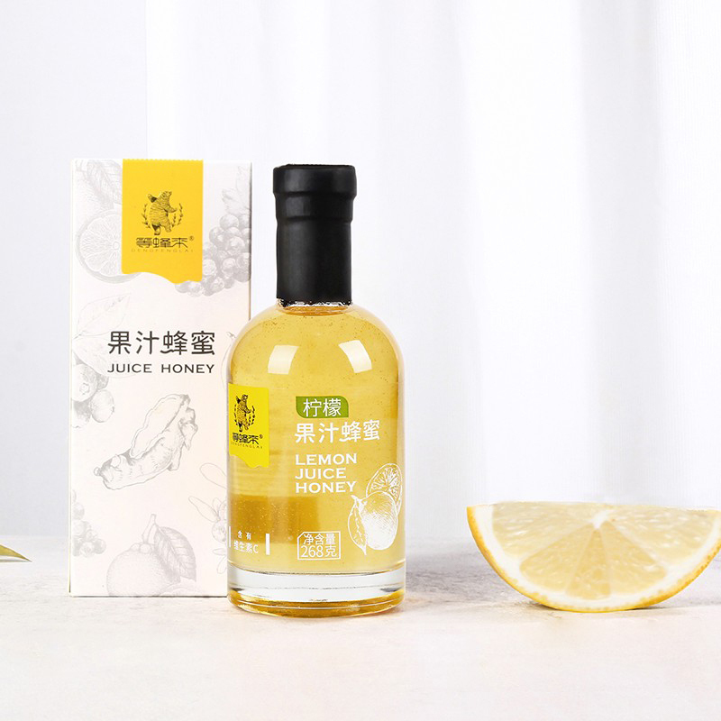 HT 等蜂来柠檬果汁蜂蜜268g/瓶