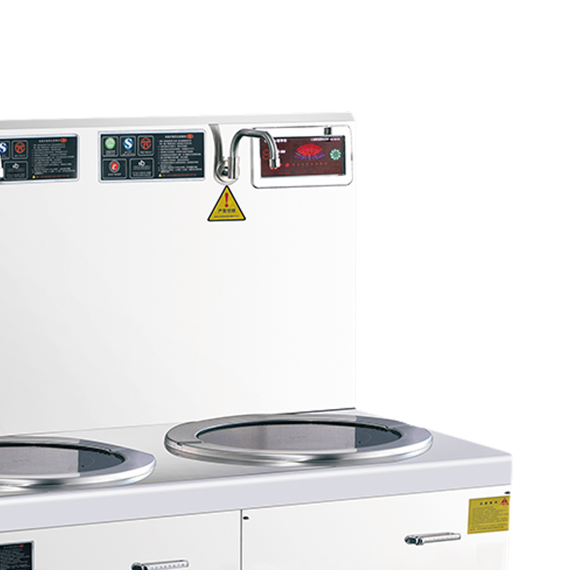疆途者 商用电磁矮汤炉熬汤锅 双头12KW SJTZ-1RH-8014高清大图