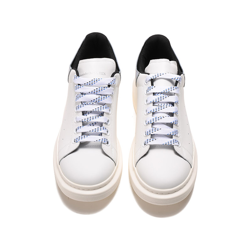 亚历山大麦昆alexandermcqueen男士牛皮革阔型系带休闲运动鞋板鞋小白