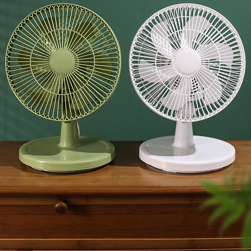古达电风扇小型家用台式迷你学生宿舍床上小风扇立式落地桌面电扇森系