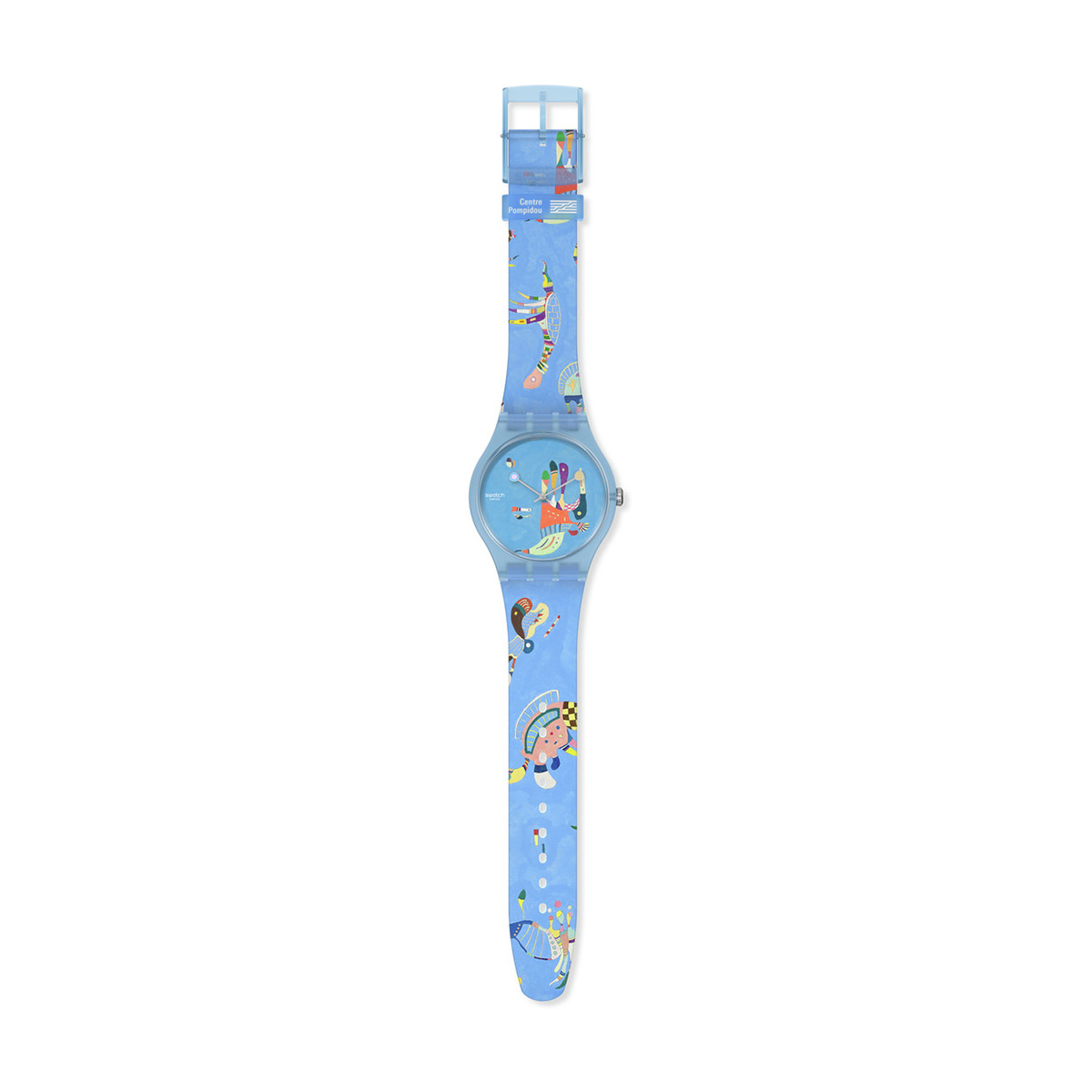 Swatch斯沃琪瑞士手表新品男女表蓬皮杜特别款时尚情侣石英腕表 SUOZ342