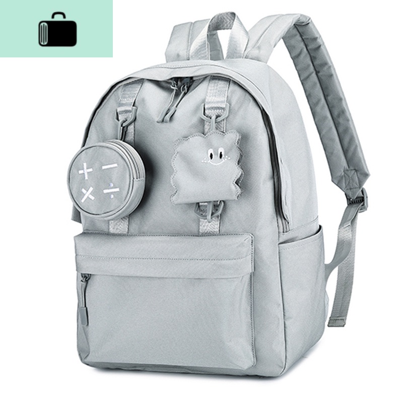 韩版粉色可爱儿童书包小学生女生3-4-6三到六年级双肩包轻便背包NEW LAKE 灰色