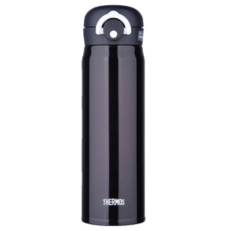 [海外原装 品牌授权]THERMOS膳魔师 保温杯 通用真空不锈钢 JNR-500M-BK500ML 咖啡黑高清大图