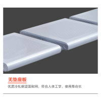 晋舰 无靠背排椅候诊椅加厚机场银行车站医院等候椅大厅连椅双人位带垫