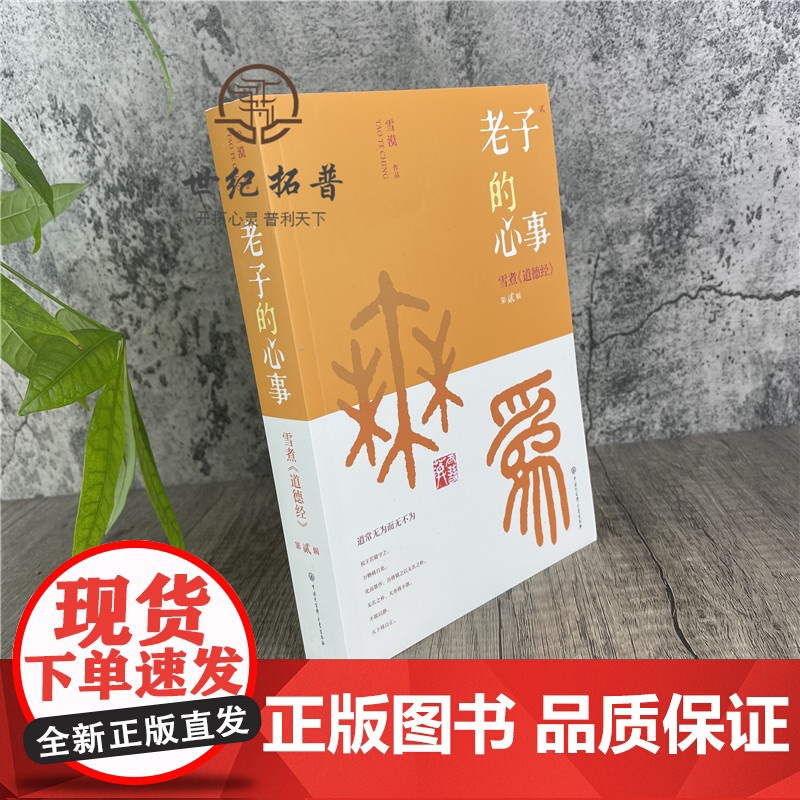 正版 老子的心事 雪煮《道德经》第二辑 雪漠 作品 中国古代哲学书 道家 宗教哲学 中国哲学 中国大百科全书出版高清大图