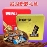 Hershey's好时巧克力排块铁盒礼盒装12颗/18颗结婚喜糖七夕情人节