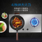 艾美特燃气灶4.8kw高能大火天然气双眼灶台式嵌入式台嵌两用双灶煤气灶不锈钢燃气灶 一级能效(天然气)JZT-H6G