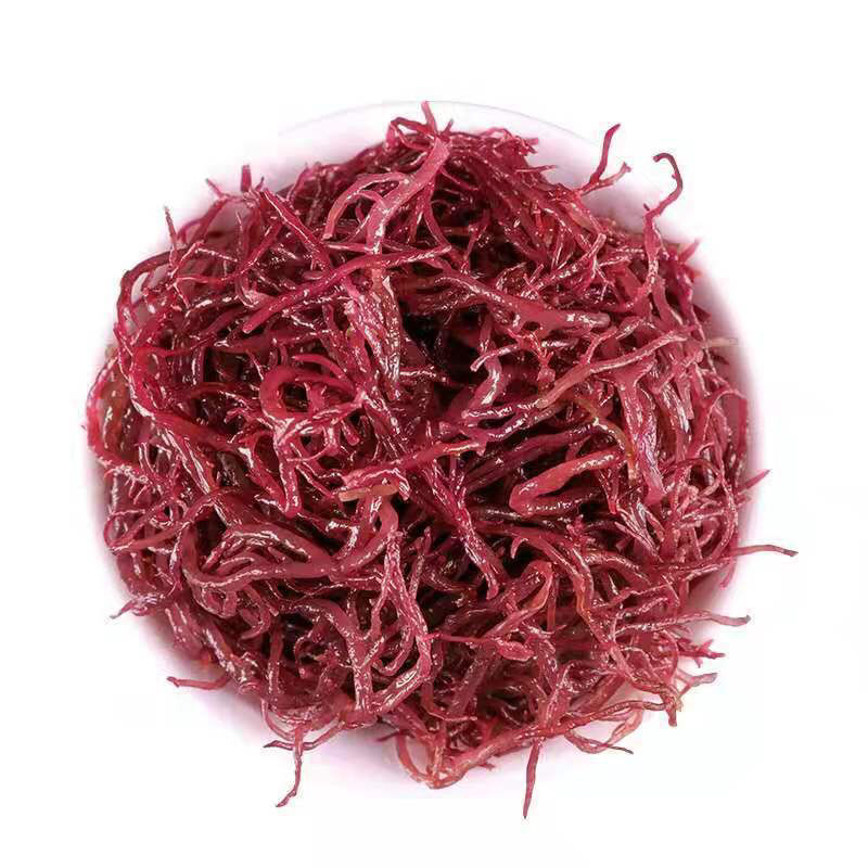 粗款盐渍紫晶藻2/5斤脆嫩海藻凉拌菜龙须菜海石花裙带菜鹿角菜 2斤
