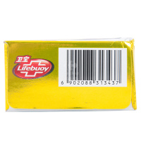 卫宝 (Lifebuoy) 先进除菌香皂 柠柚沁爽125g[联合利华]