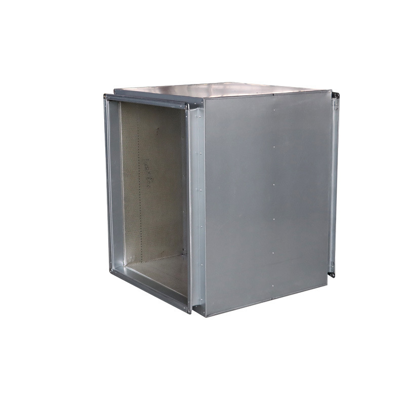 消音器1000*400*400不锈钢材质板材厚1.0mm管道消声静压消音器工业管道通风消音降噪设备