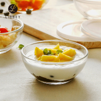 [墨西哥原装进口]Libbey利比钢化玻璃碗保鲜碗饭碗调味辅食甜品四件套