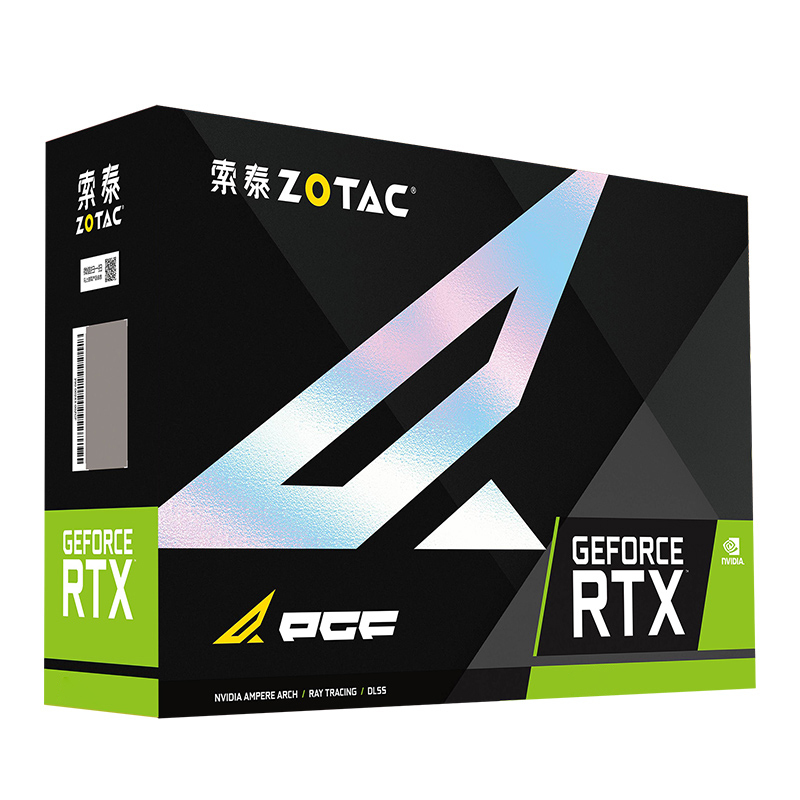 索泰 GeForce RTX 3060Ti-8GD6 PGF GOC 电竞/游戏/制图/办公/台式机显卡