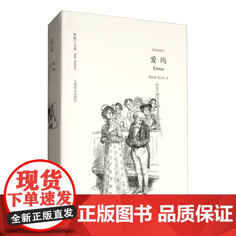 爱玛 奥斯丁文集经典插图本 简奥斯丁著外国经典小说欧美文学大江大河正版图书籍上海译文出版社世纪出版高清大图