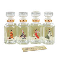 [酒厂自营]北大仓君妃酒50度250ml*4瓶礼盒装酱香型白酒北大仓官方旗舰店正品白酒
