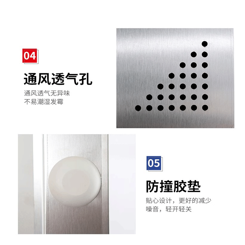 易企采 [201不锈钢]二门 高1950*长900*深500MM 斜顶紫外线消毒更衣柜 单位 :台 货期7天 质保1年高清大图