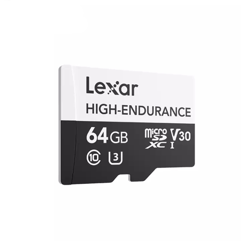 [免邮]雷克沙(Lexar)64GB TF卡CLASS 10 高度耐用 行车记录仪/安防监控专用内存卡存储卡