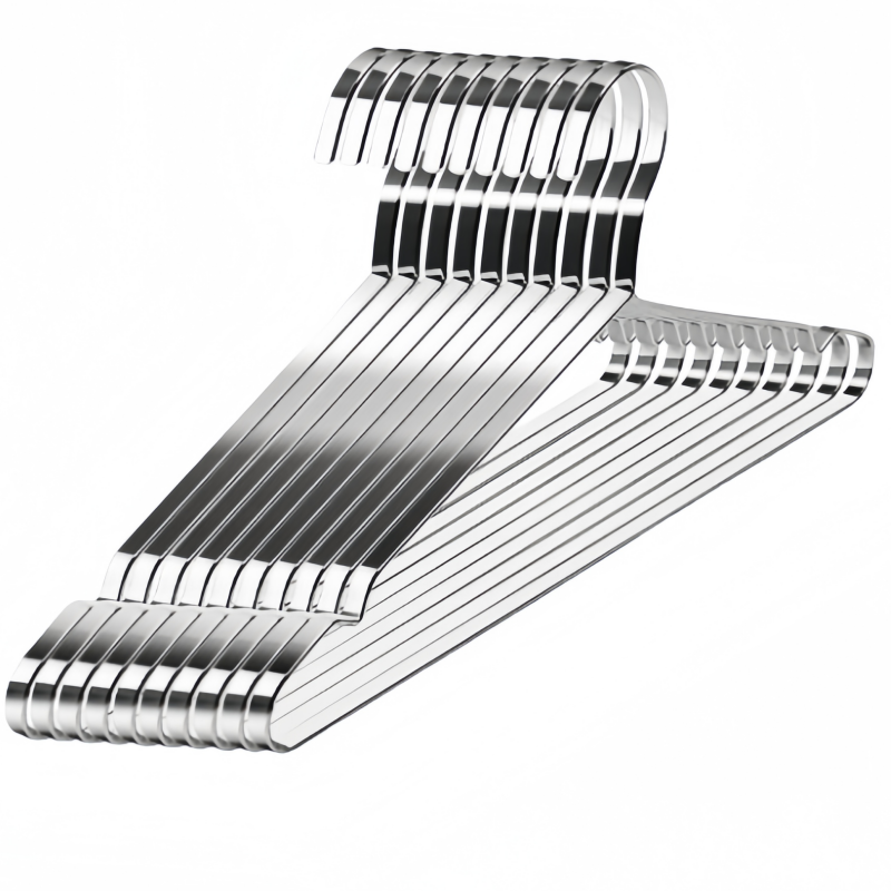 依韵珂不锈钢衣架42*0.8cm10个组高清大图