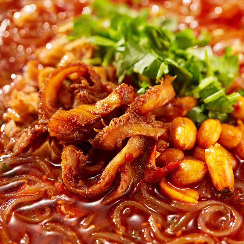 海底捞酸辣牛肚粉136g