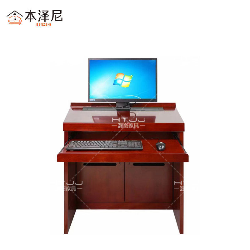 本泽尼 升降桌椅 办公桌(含椅) HTQN-T8625 800*600*750mm 套高清大图