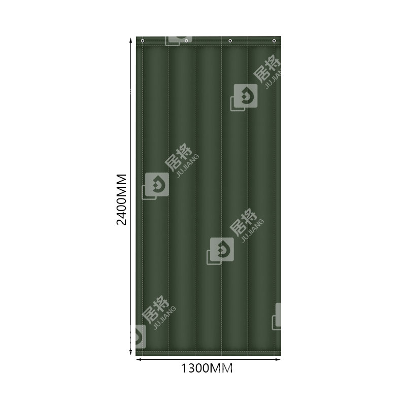 居将 牛津布棉门帘保暖保温门帘防风防寒 绿色1300*2400高清大图