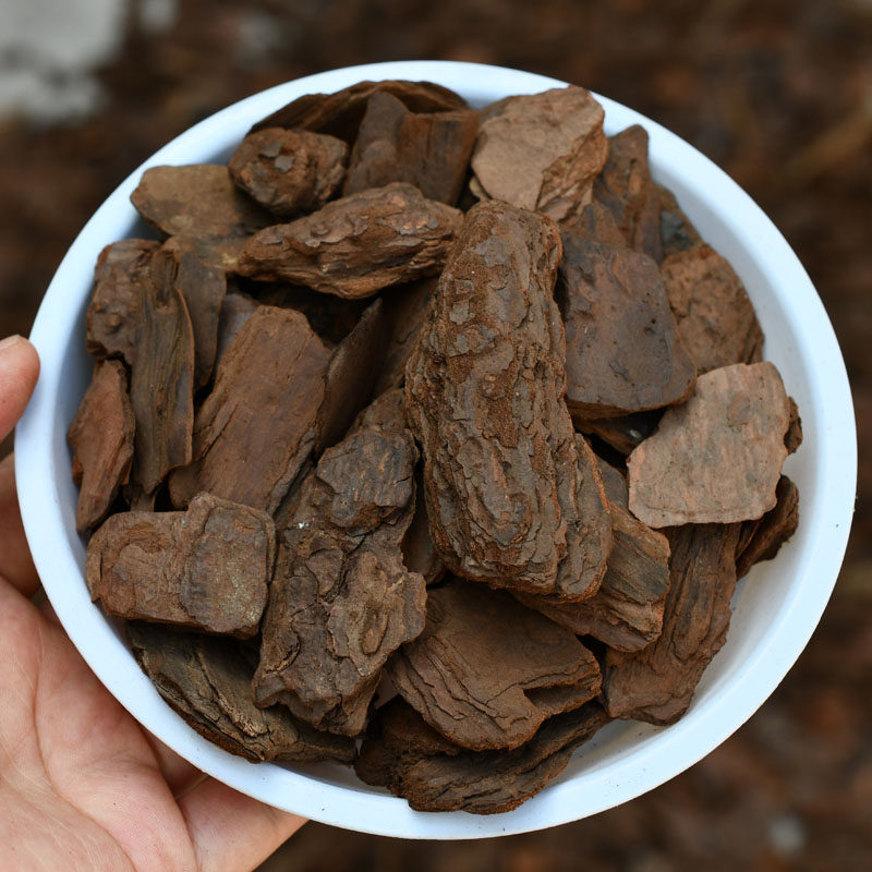 智美环球 打磨松树皮木材铺土基质 3-5公分普通松树皮50L/袋
