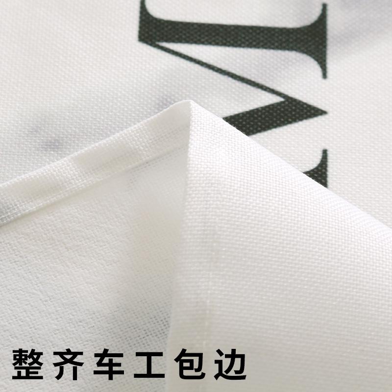 家柏饰(CORATED)北欧棉麻套装餐桌布防水防油免洗布艺简约家用椅子套罩高清大图