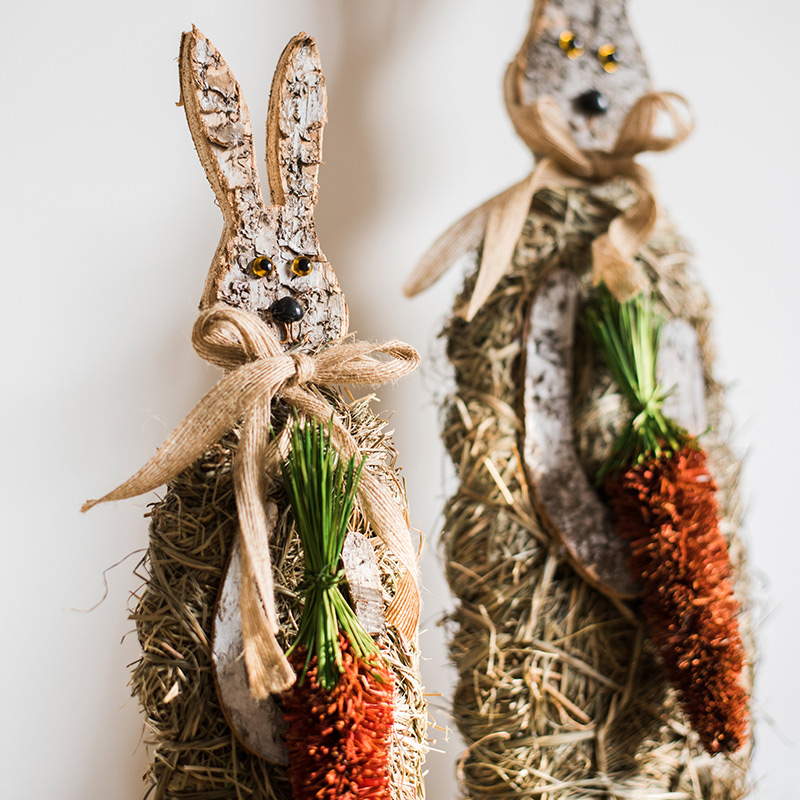 家柏饰(CORATED)森林气氛摆件欧式美式白桦手工艺品圣诞装饰陈列桌面地面 鸟巢高清大图