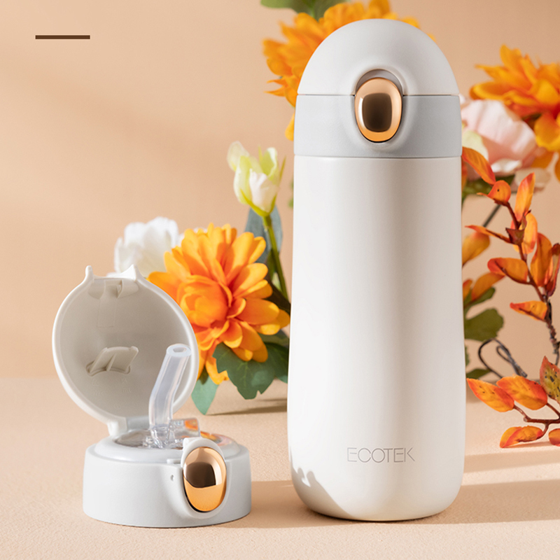 小窝厘 ECOTEK300ml保温杯奶昔白定制版QU30