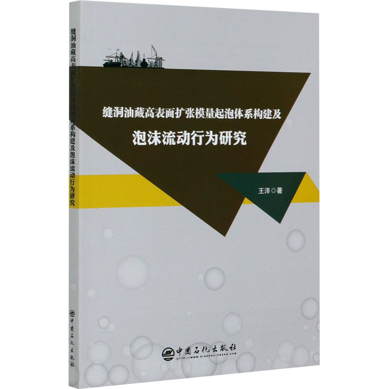 正版新书】缝洞油藏高表面扩张模量起泡体系构建及泡沫流动行为研