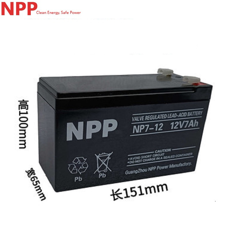 NPP蓄电池NP12-7Ah高清大图