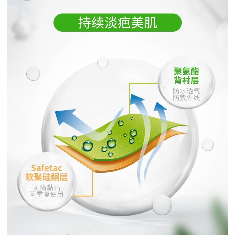 美皮护Mepiform祛疤贴增生疤痕贴双眼皮疤淡疤去疤膏痘印硅酮凝胶